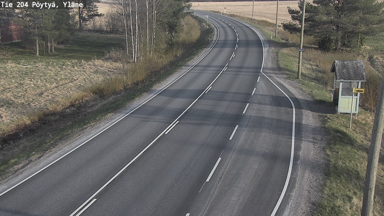 Kelikamerat Kuva Tie 204 Pöytyä, Yläne, Pöytyä, Varsinais-Suomi