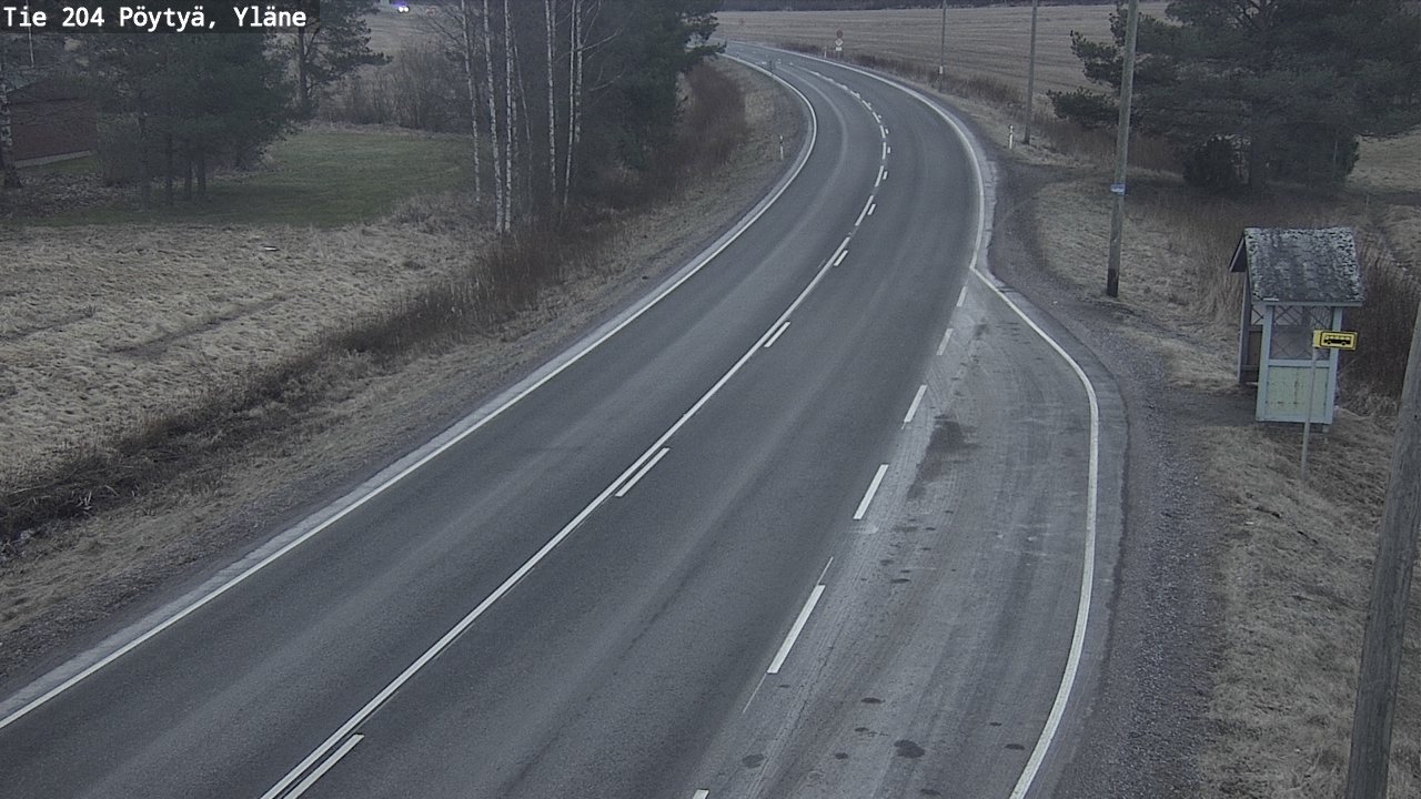 Kelikamerat Kuva Tie 204 Pöytyä, Yläne, Pöytyä, Varsinais-Suomi