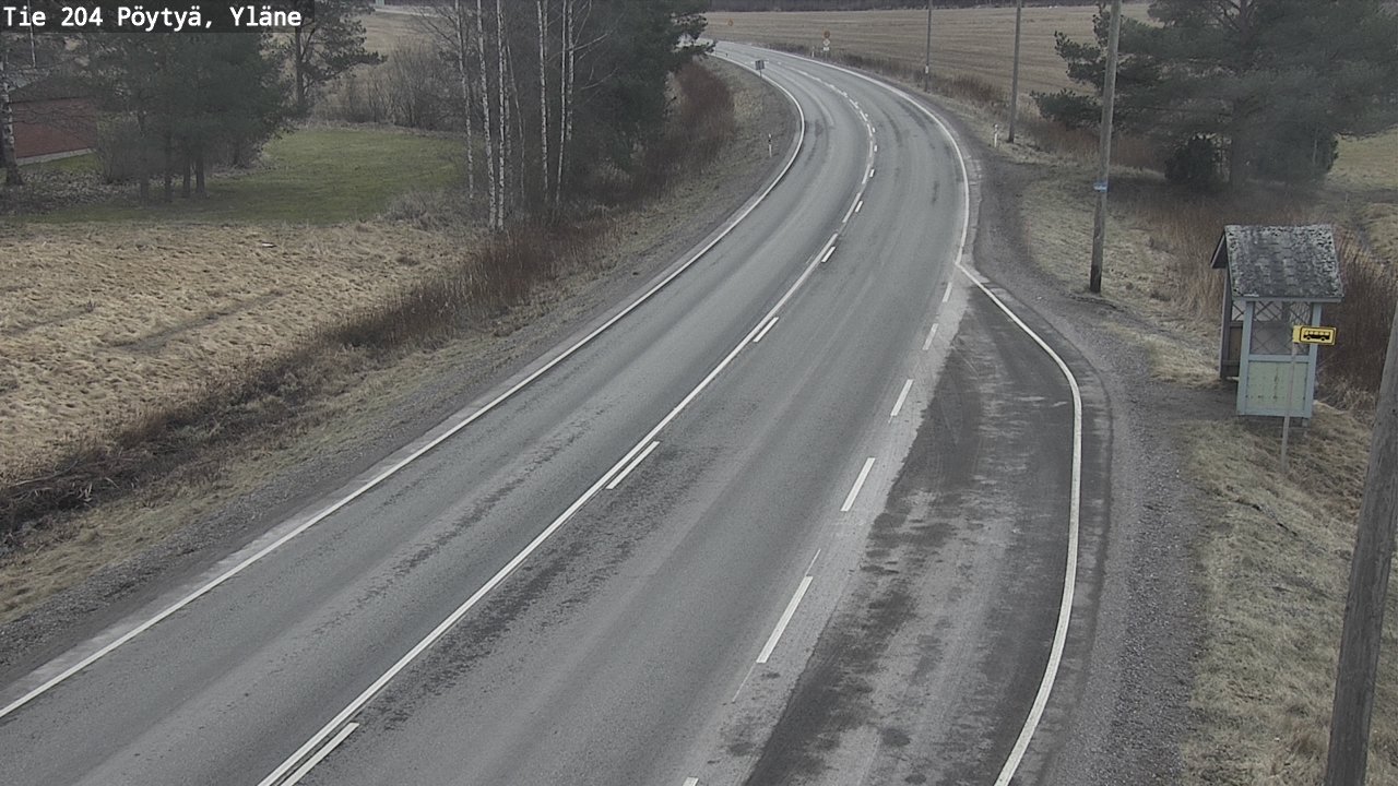 Kelikamerat Kuva Tie 204 Pöytyä, Yläne, Pöytyä, Varsinais-Suomi