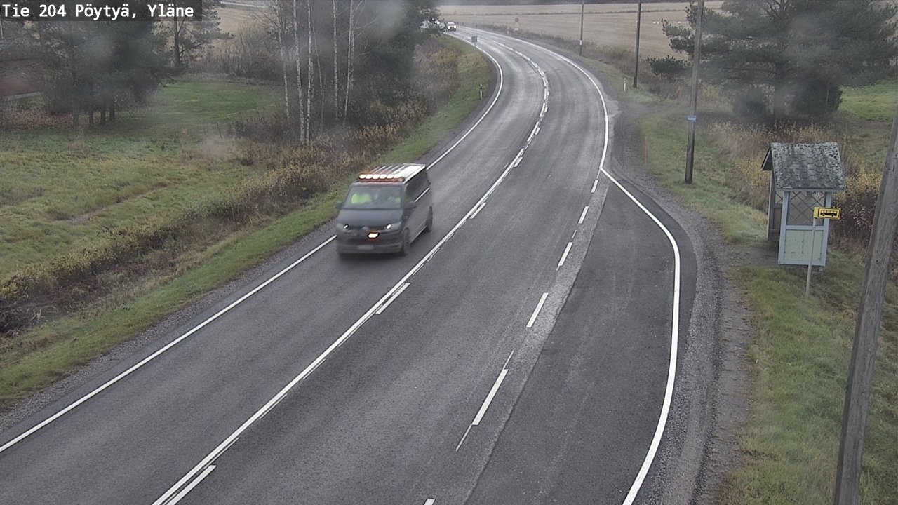 Kelikamerat Kuva Tie 204 Pöytyä, Yläne, Pöytyä, Varsinais-Suomi
