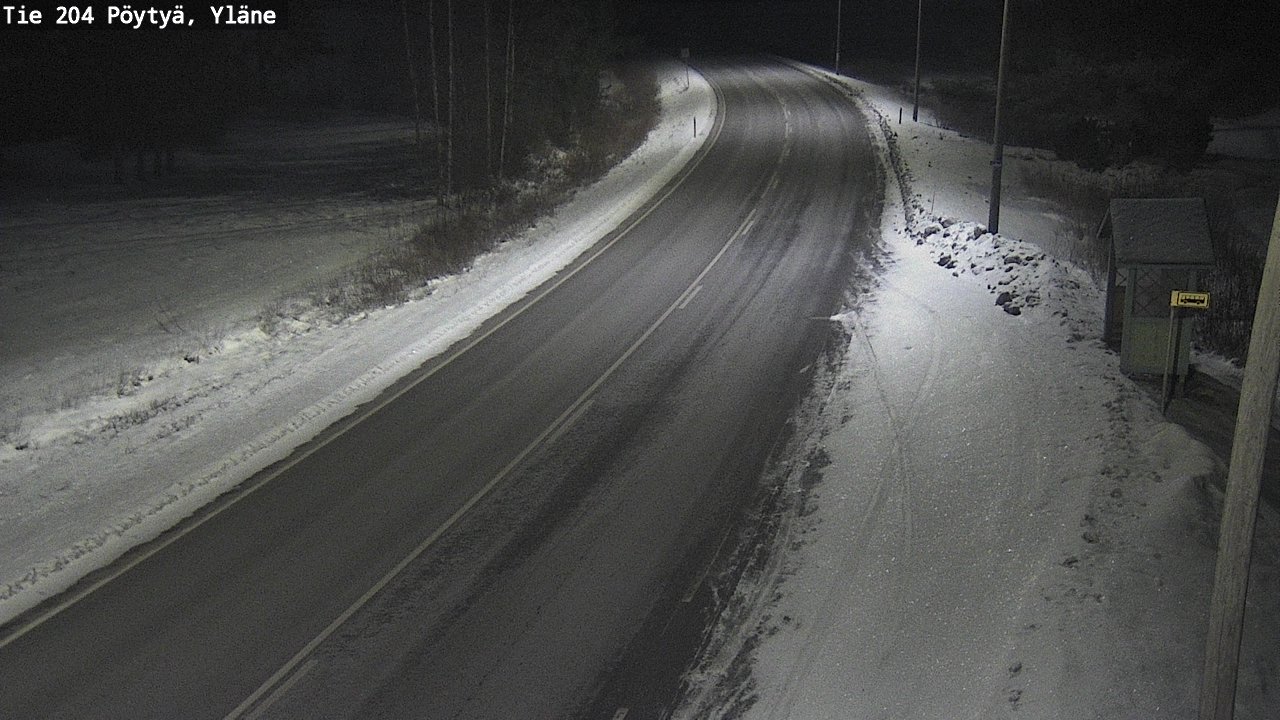 Kelikamerat Kuva Tie 204 Pöytyä, Yläne, Pöytyä, Varsinais-Suomi