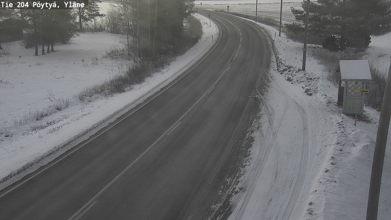Kelikamerat Kuva Tie 204 Pöytyä, Yläne, Pöytyä, Varsinais-Suomi