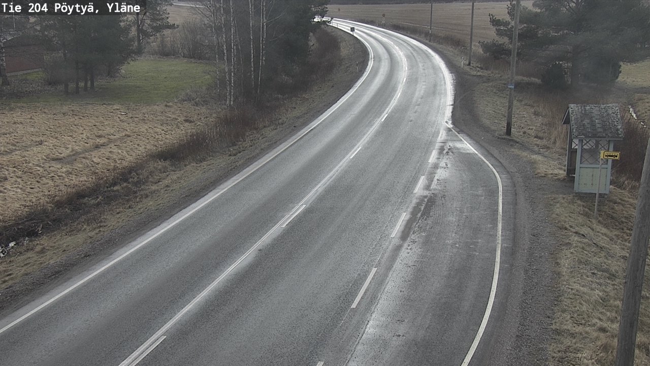 Kelikamerat Kuva Tie 204 Pöytyä, Yläne, Pöytyä, Varsinais-Suomi