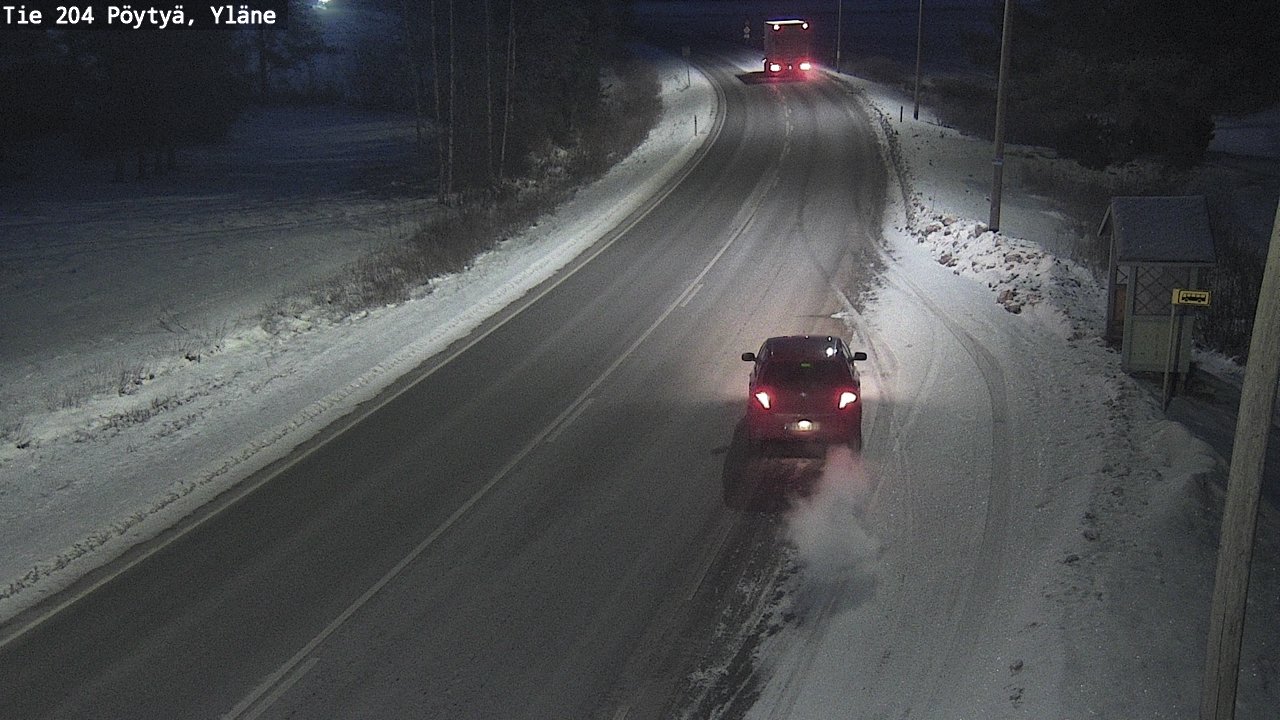 Kelikamerat Kuva Tie 204 Pöytyä, Yläne, Pöytyä, Varsinais-Suomi