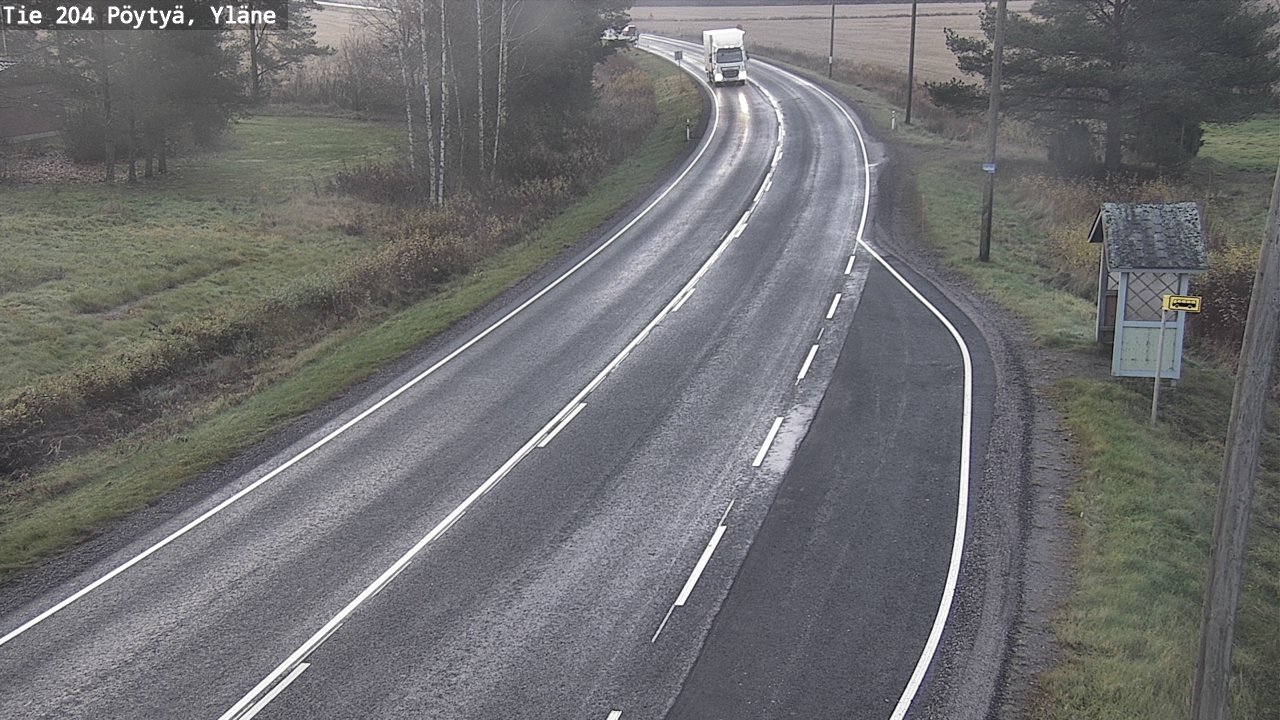 Kelikamerat Kuva Tie 204 Pöytyä, Yläne, Pöytyä, Varsinais-Suomi