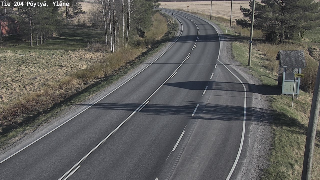 Kelikamerat Kuva Tie 204 Pöytyä, Yläne, Pöytyä, Varsinais-Suomi