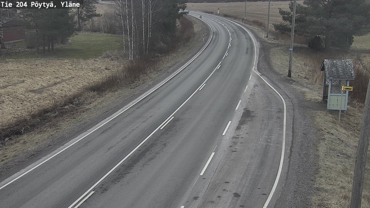 Kelikamerat Kuva Tie 204 Pöytyä, Yläne, Pöytyä, Varsinais-Suomi