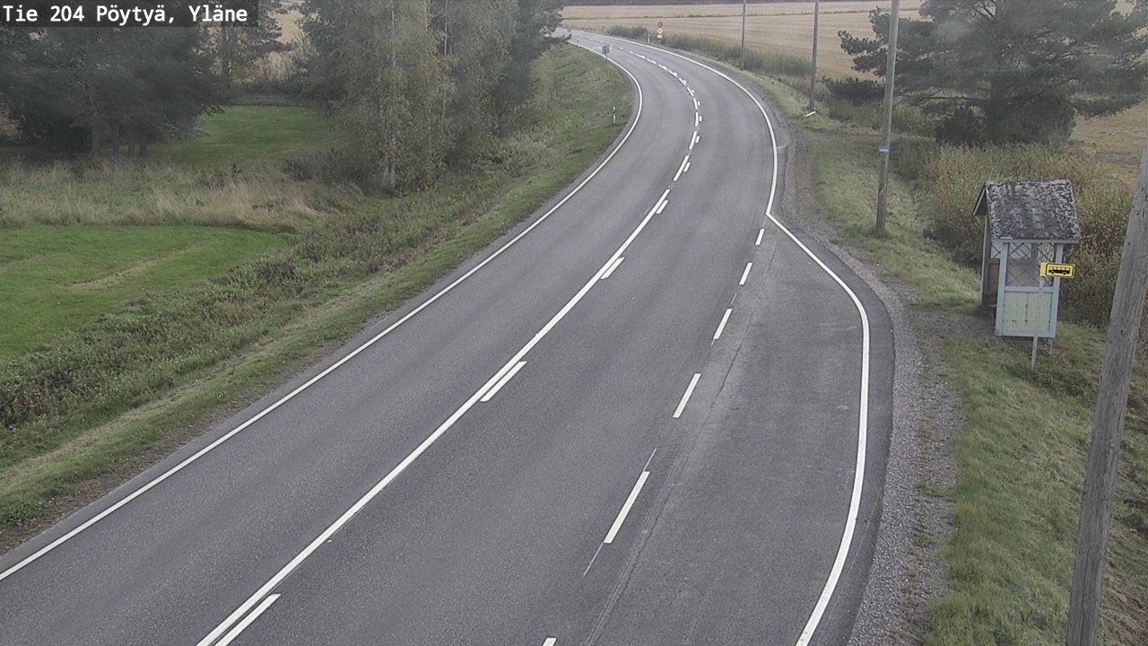 Kelikamerat Kuva Tie 204 Pöytyä, Yläne, Pöytyä, Varsinais-Suomi