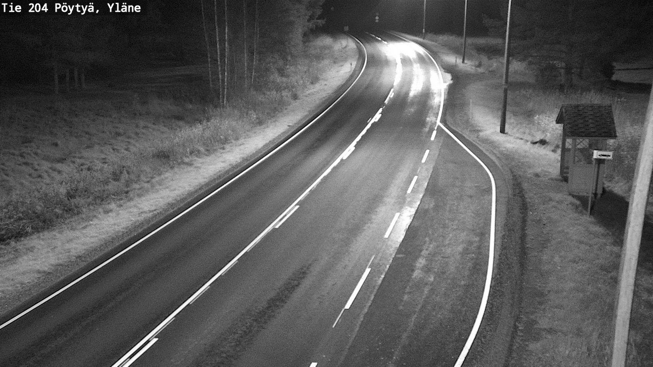 Kelikamerat Kuva Tie 204 Pöytyä, Yläne, Pöytyä, Varsinais-Suomi