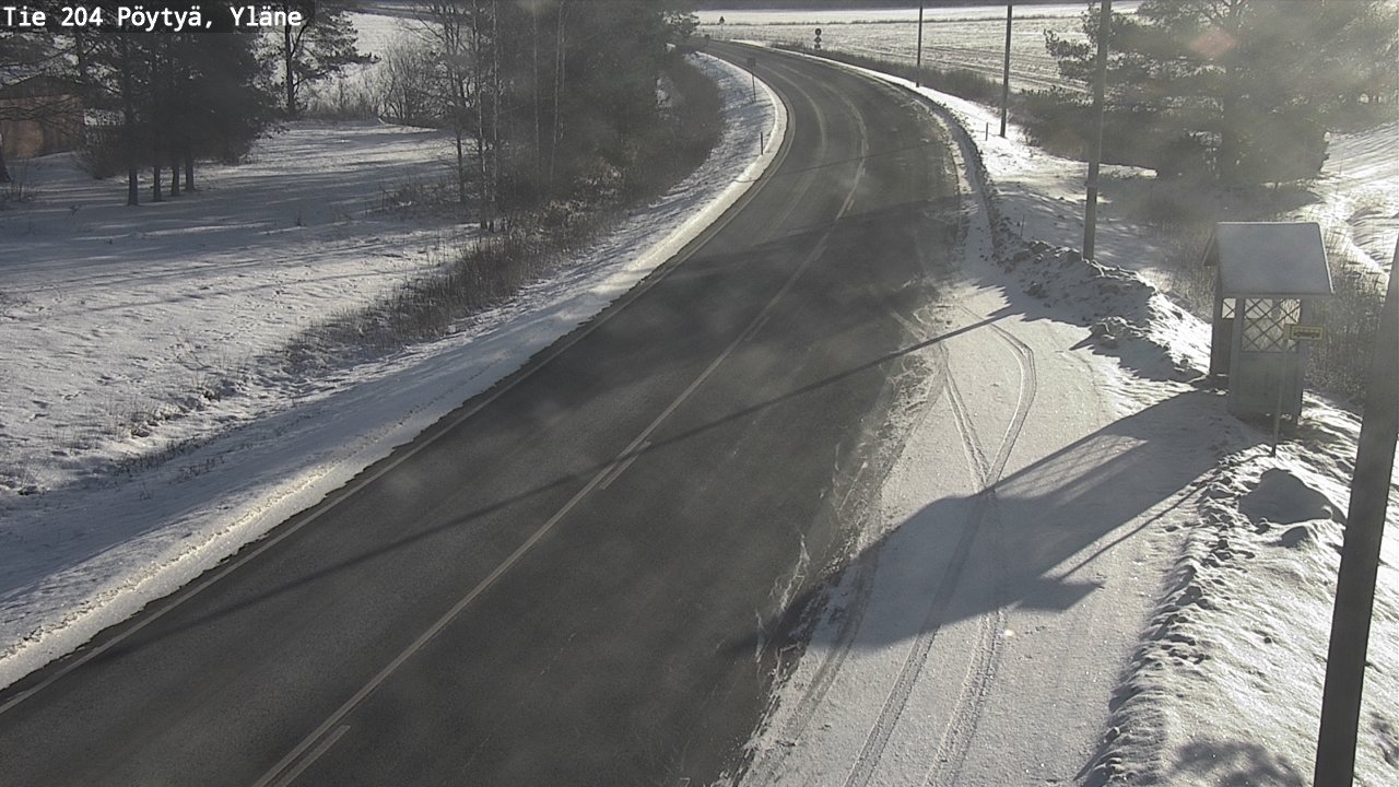 Kelikamerat Kuva Tie 204 Pöytyä, Yläne, Pöytyä, Varsinais-Suomi