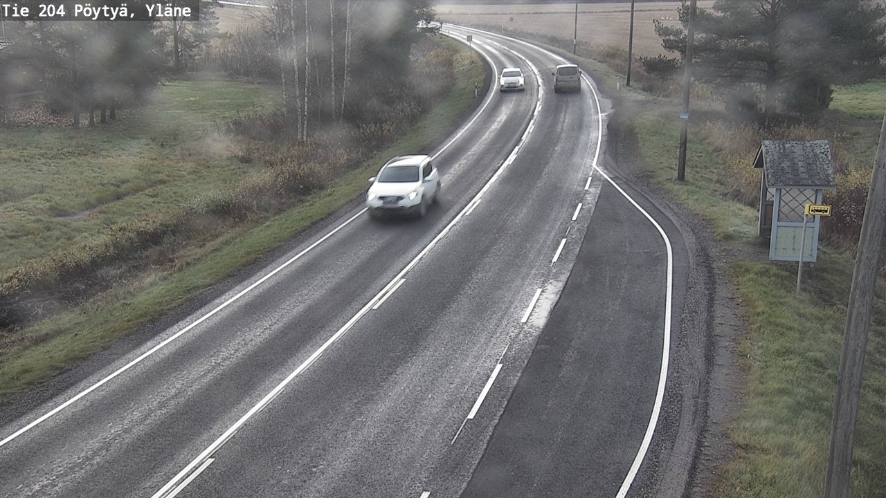 Kelikamerat Kuva Tie 204 Pöytyä, Yläne, Pöytyä, Varsinais-Suomi