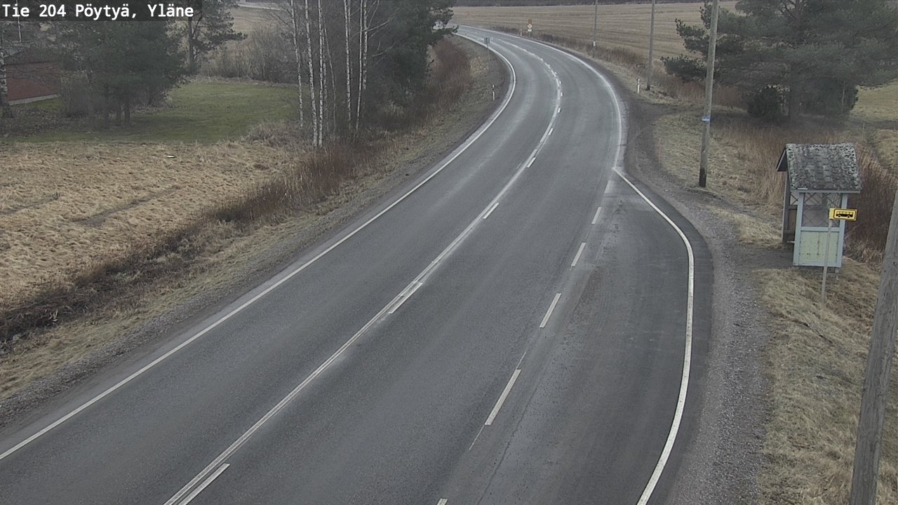 Kelikamerat Kuva Tie 204 Pöytyä, Yläne, Pöytyä, Varsinais-Suomi