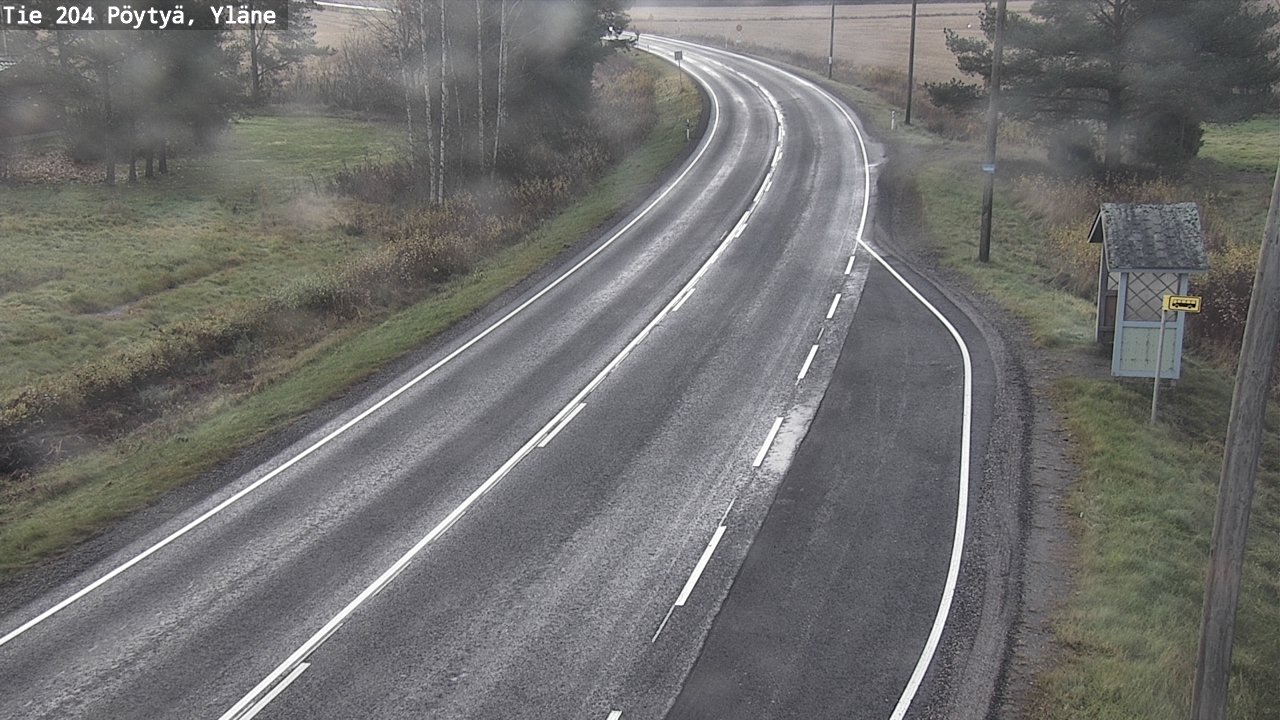 Kelikamerat Kuva Tie 204 Pöytyä, Yläne, Pöytyä, Varsinais-Suomi
