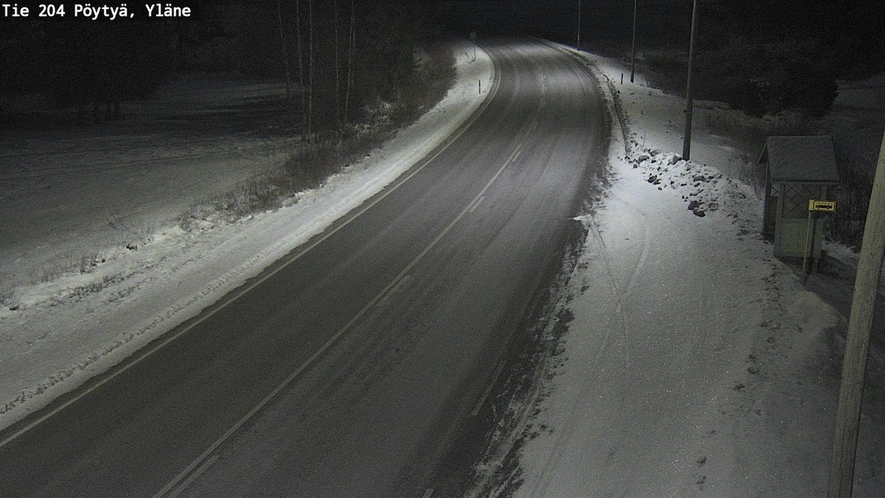 Kelikamerat Kuva Tie 204 Pöytyä, Yläne, Pöytyä, Varsinais-Suomi