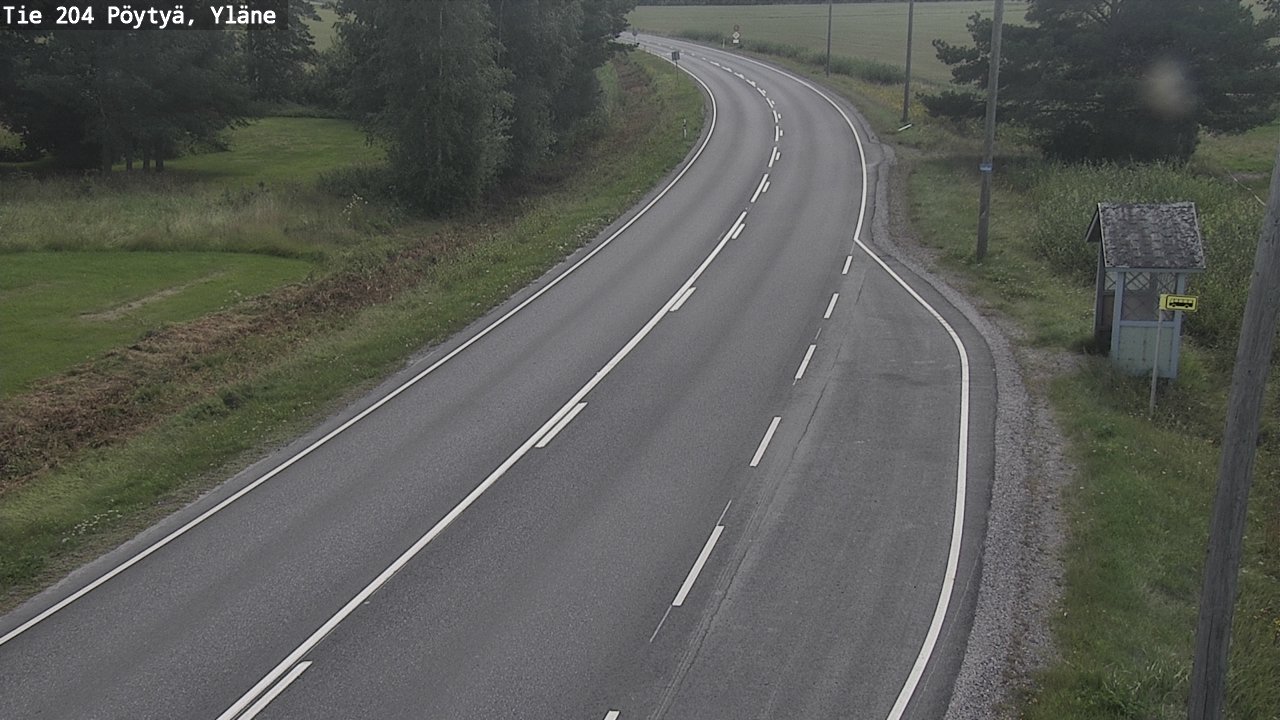 Kelikamerat Kuva Tie 204 Pöytyä, Yläne, Pöytyä, Varsinais-Suomi