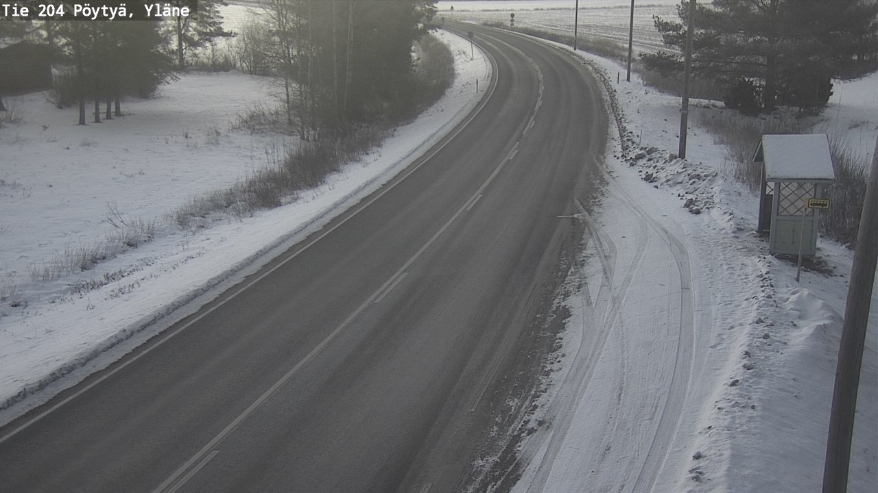 Kelikamerat Kuva Tie 204 Pöytyä, Yläne, Pöytyä, Varsinais-Suomi