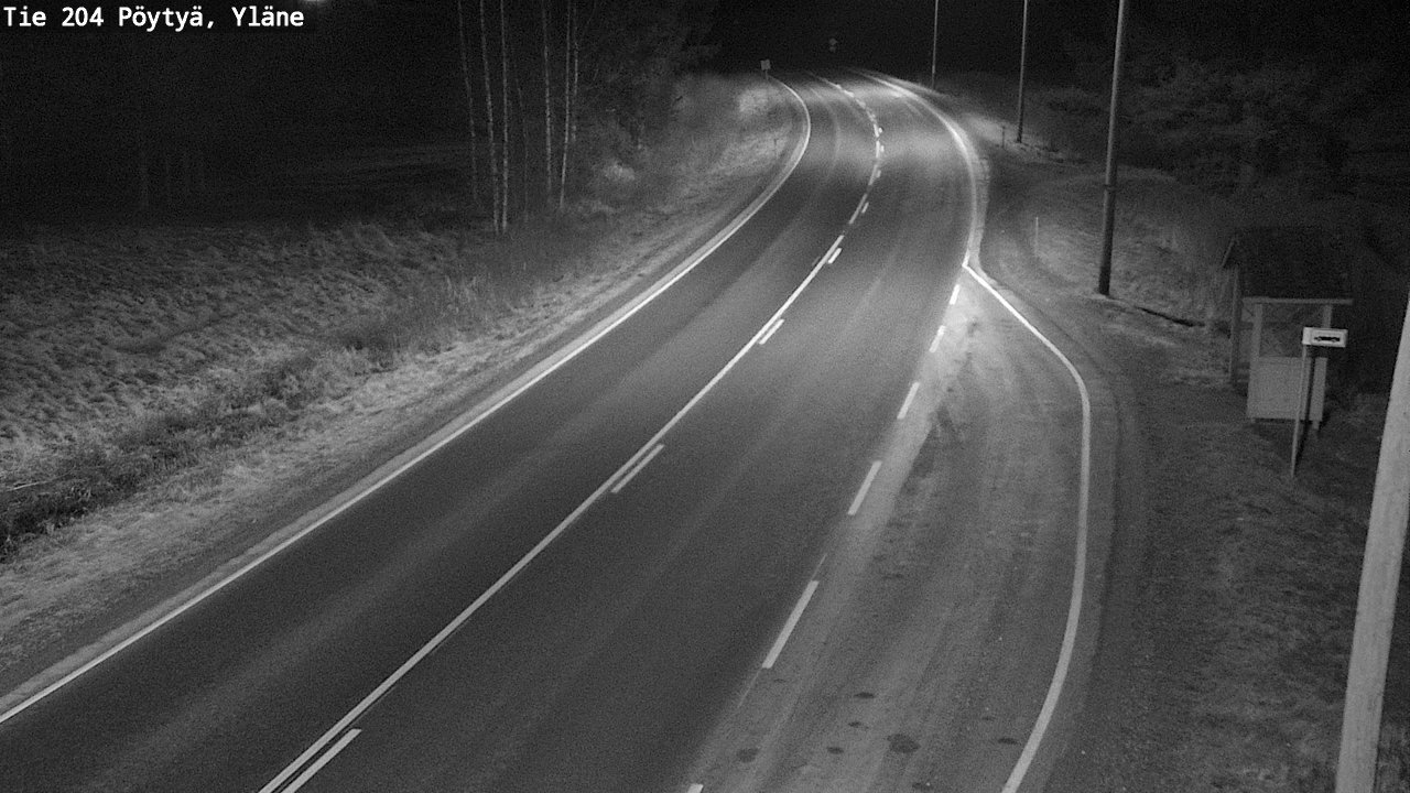 Kelikamerat Kuva Tie 204 Pöytyä, Yläne, Pöytyä, Varsinais-Suomi