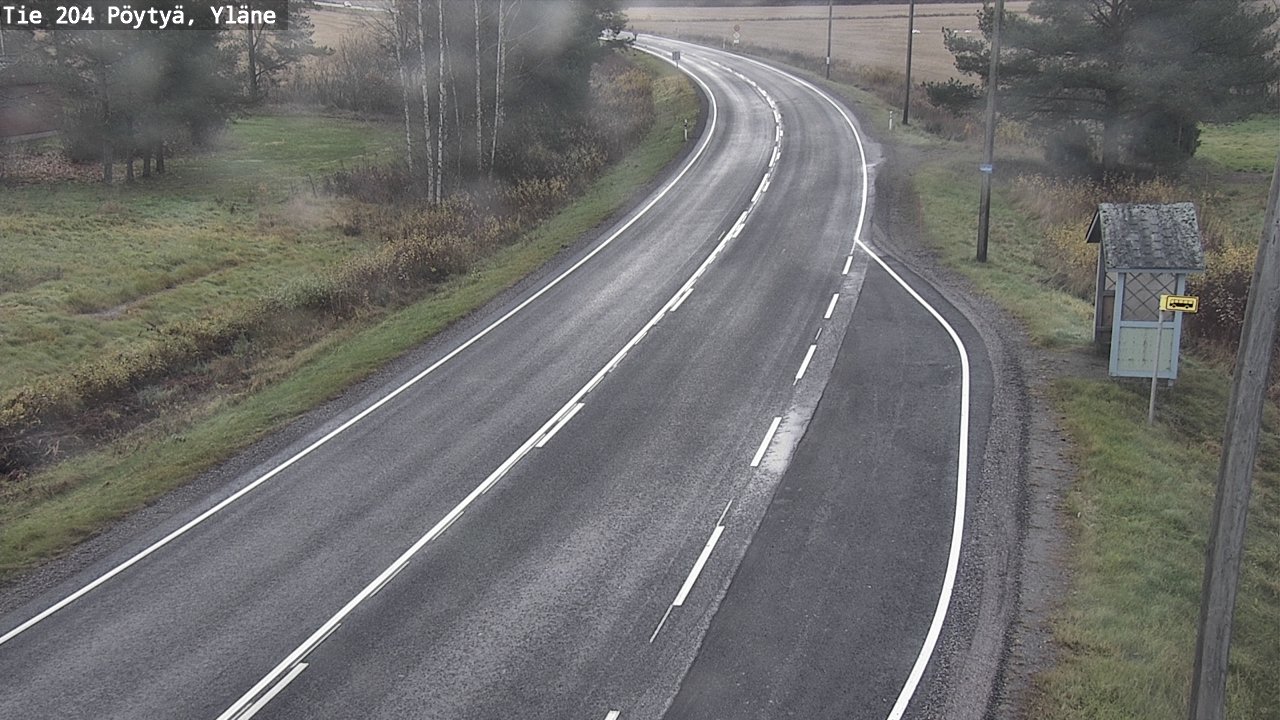 Kelikamerat Kuva Tie 204 Pöytyä, Yläne, Pöytyä, Varsinais-Suomi