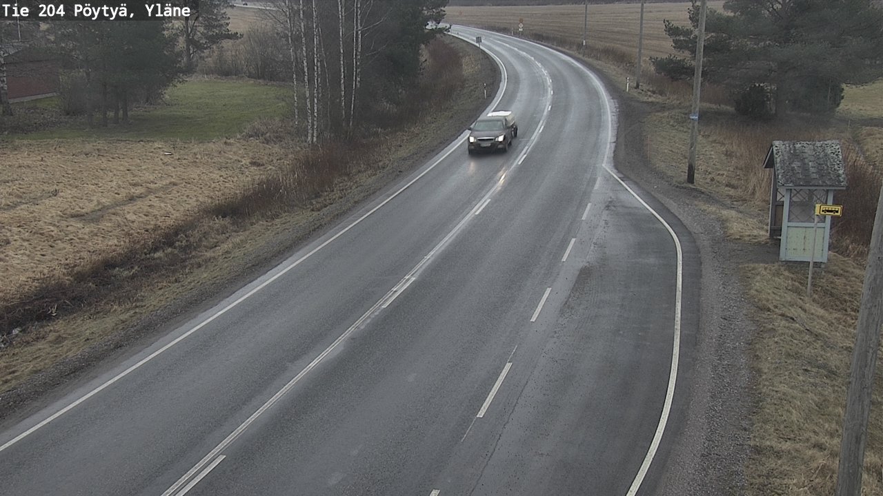 Kelikamerat Kuva Tie 204 Pöytyä, Yläne, Pöytyä, Varsinais-Suomi