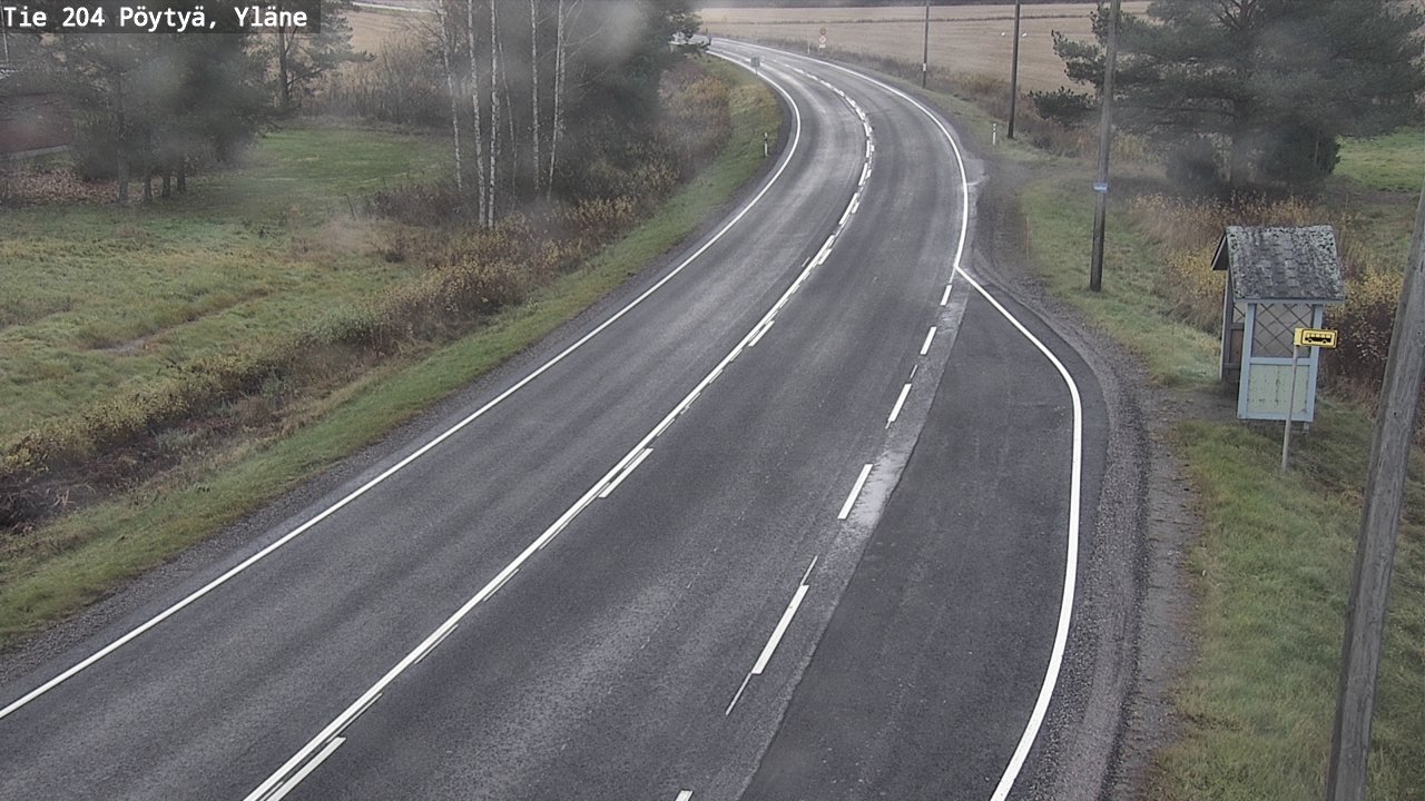 Kelikamerat Kuva Tie 204 Pöytyä, Yläne, Pöytyä, Varsinais-Suomi