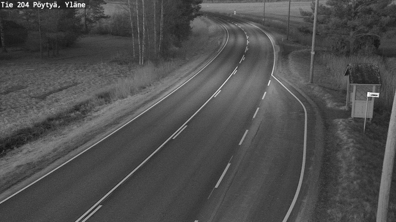 Kelikamerat Kuva Tie 204 Pöytyä, Yläne, Pöytyä, Varsinais-Suomi