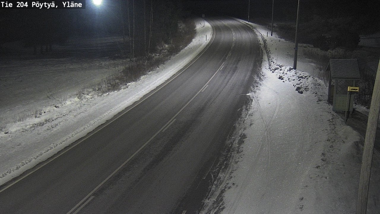 Kelikamerat Kuva Tie 204 Pöytyä, Yläne, Pöytyä, Varsinais-Suomi