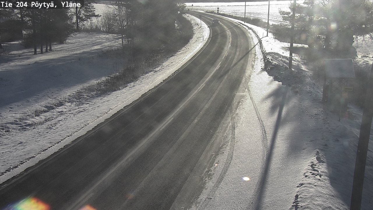 Kelikamerat Kuva Tie 204 Pöytyä, Yläne, Pöytyä, Varsinais-Suomi