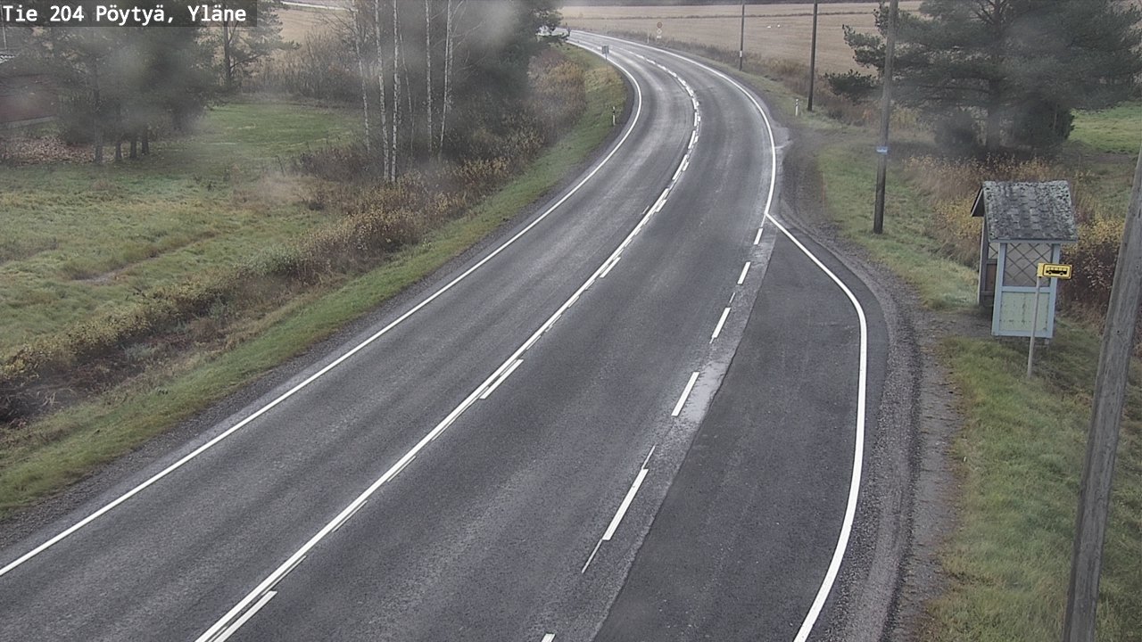 Kelikamerat Kuva Tie 204 Pöytyä, Yläne, Pöytyä, Varsinais-Suomi