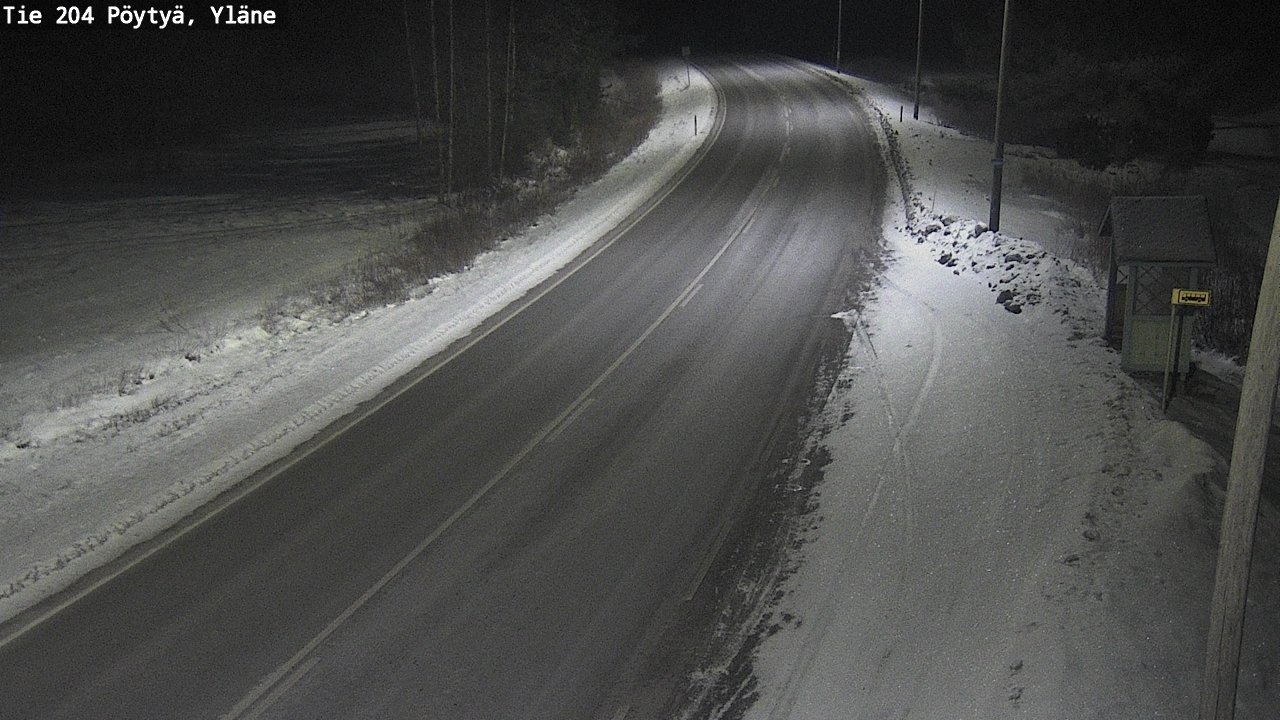 Kelikamerat Kuva Tie 204 Pöytyä, Yläne, Pöytyä, Varsinais-Suomi