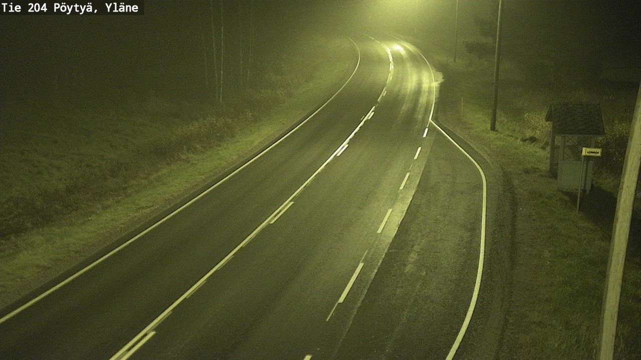 Kelikamerat Kuva Tie 204 Pöytyä, Yläne, Pöytyä, Varsinais-Suomi