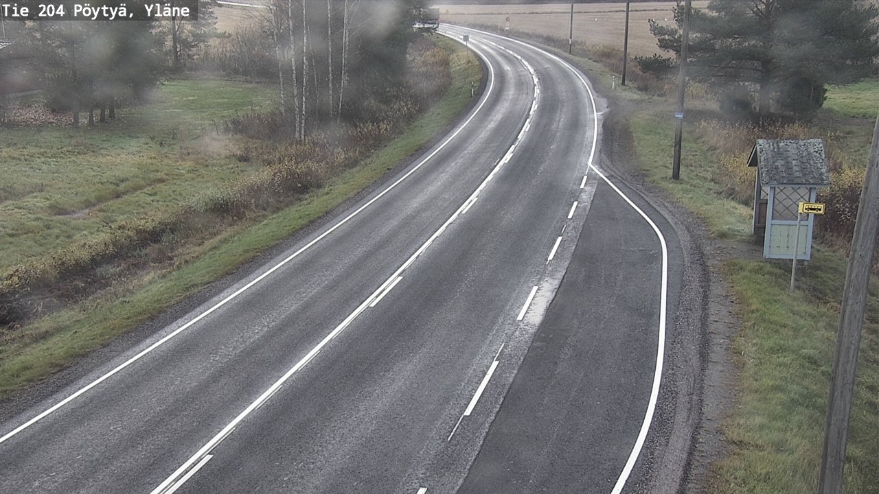 Kelikamerat Kuva Tie 204 Pöytyä, Yläne, Pöytyä, Varsinais-Suomi