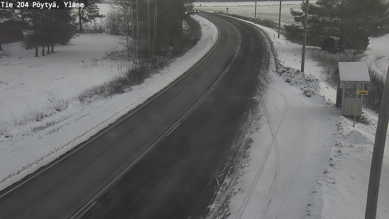 Kelikamerat Kuva Tie 204 Pöytyä, Yläne, Pöytyä, Varsinais-Suomi