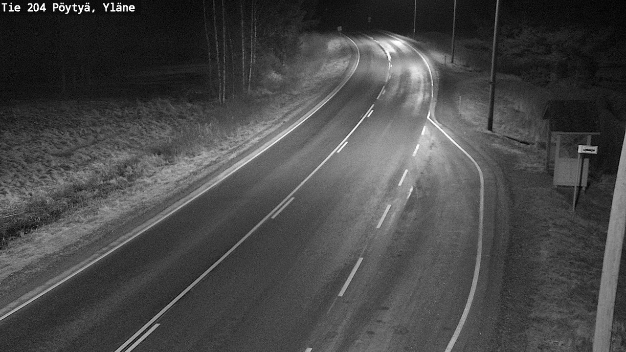 Kelikamerat Kuva Tie 204 Pöytyä, Yläne, Pöytyä, Varsinais-Suomi