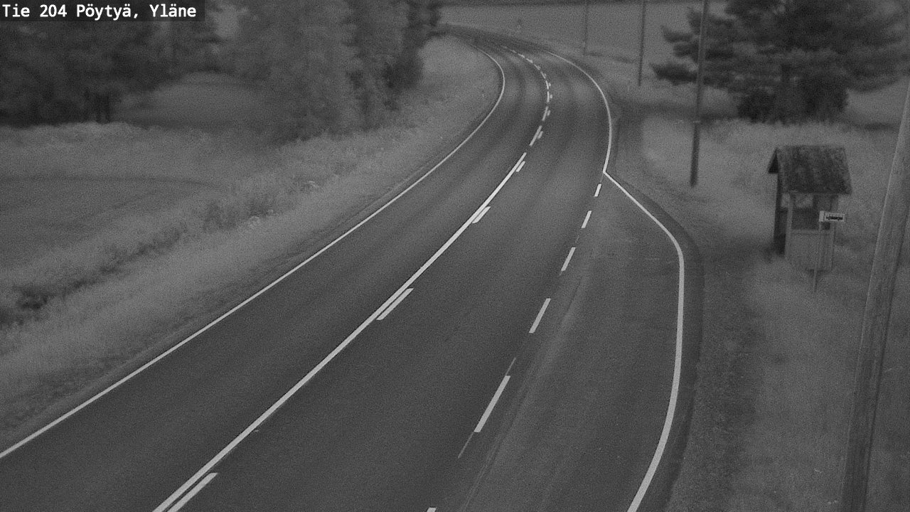 Kelikamerat Kuva Tie 204 Pöytyä, Yläne, Pöytyä, Varsinais-Suomi