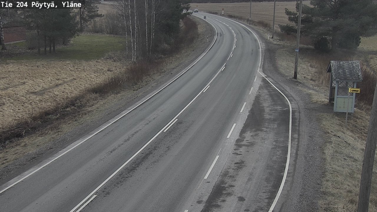 Kelikamerat Kuva Tie 204 Pöytyä, Yläne, Pöytyä, Varsinais-Suomi
