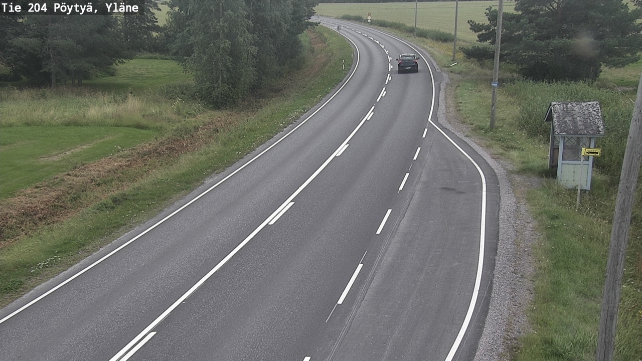 Kelikamerat Kuva Tie 204 Pöytyä, Yläne, Pöytyä, Varsinais-Suomi
