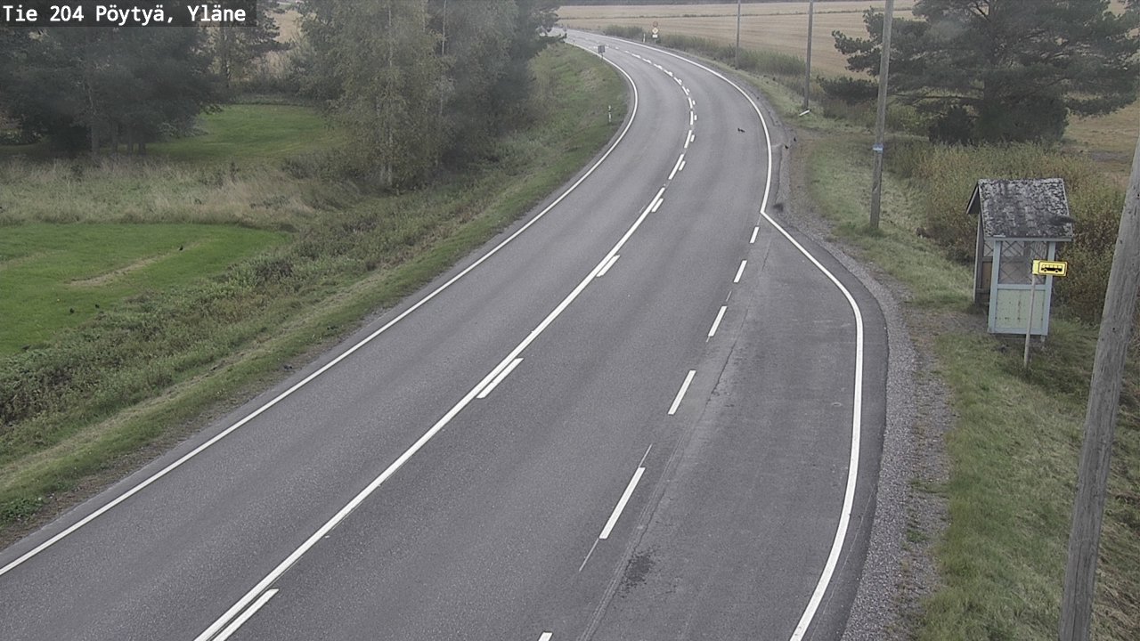 Kelikamerat Kuva Tie 204 Pöytyä, Yläne, Pöytyä, Varsinais-Suomi