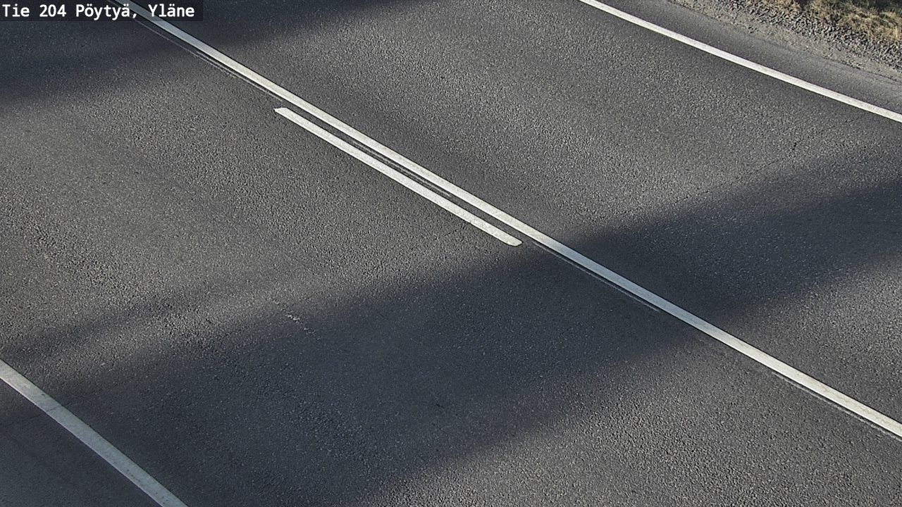 Kelikamerat Kuva Tie 204 Pöytyä, Yläne, Pöytyä, Varsinais-Suomi