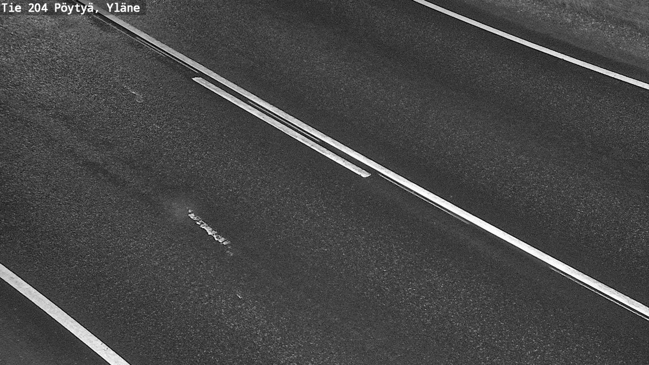 Weather Camera Image Väg 204 Pöytyä, Yläne, Pöytyä, Varsinais-Suomi