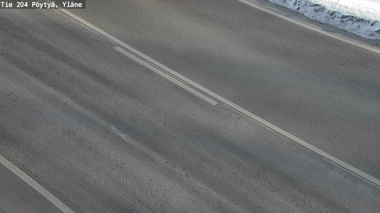 Kelikamerat Kuva Tie 204 Pöytyä, Yläne, Pöytyä, Varsinais-Suomi