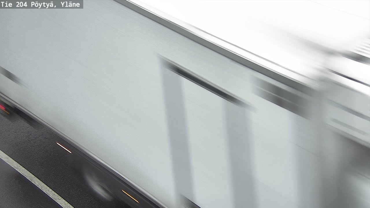 Weather Camera Image Road 204 Pöytyä, Yläne, Pöytyä, Varsinais-Suomi
