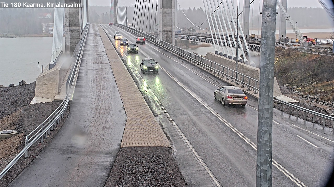 Weather Camera Image Road 180 Kaarina, Kirjalansalmi, Kaarina, Varsinais-Suomi