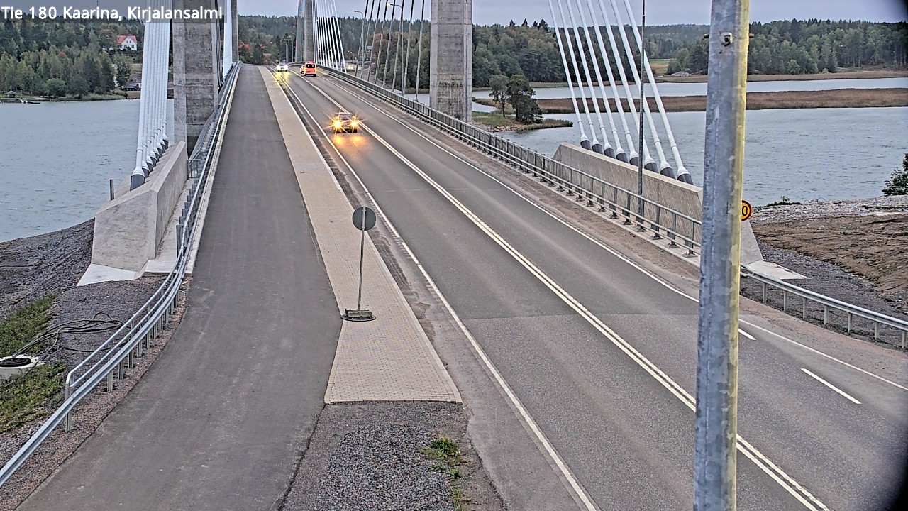 Weather Camera Image Road 180 Kaarina, Kirjalansalmi, Kaarina, Varsinais-Suomi