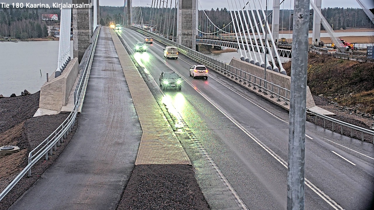 Weather Camera Image Road 180 Kaarina, Kirjalansalmi, Kaarina, Varsinais-Suomi