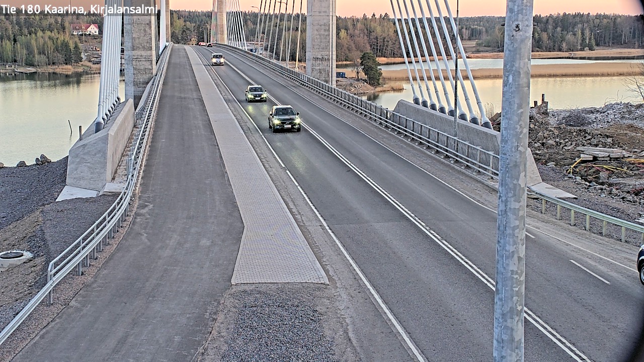 Weather Camera Image Road 180 Kaarina, Kirjalansalmi, Kaarina, Varsinais-Suomi