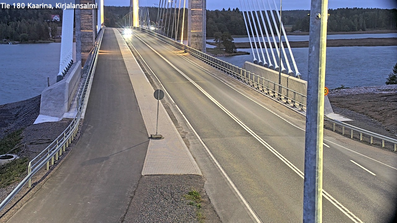 Weather Camera Image Road 180 Kaarina, Kirjalansalmi, Kaarina, Varsinais-Suomi
