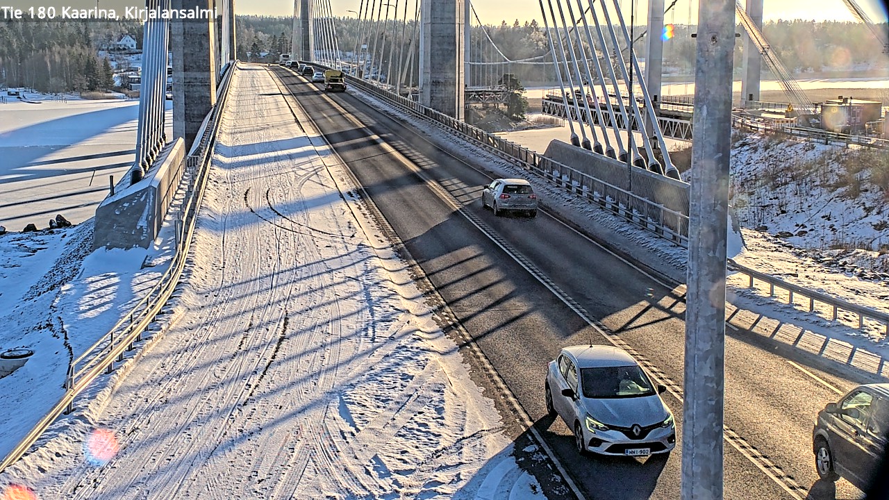 Weather Camera Image Road 180 Kaarina, Kirjalansalmi, Kaarina, Varsinais-Suomi