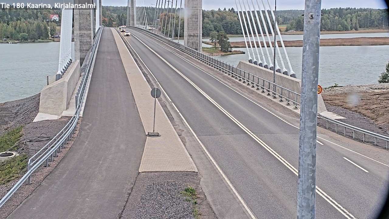 Weather Camera Image Road 180 Kaarina, Kirjalansalmi, Kaarina, Varsinais-Suomi