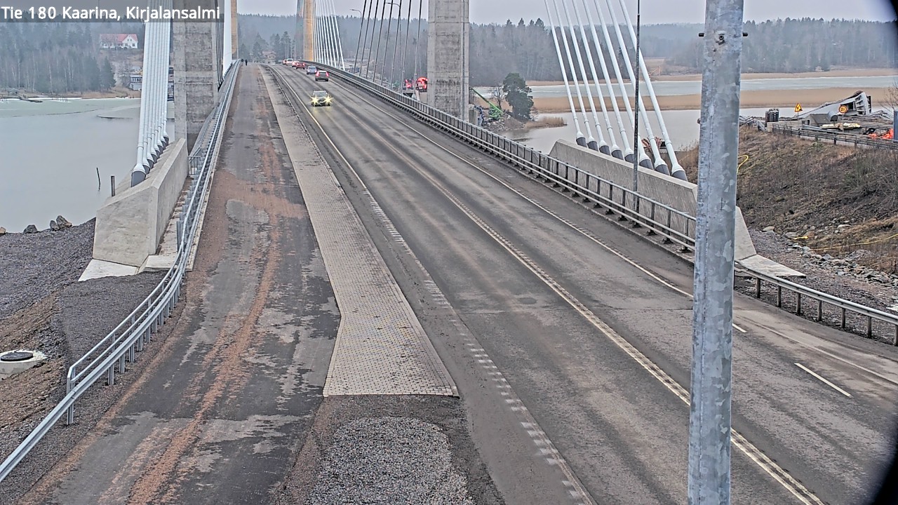 Weather Camera Image Väg 180 St:karins, Rävensundet, Kaarina, Varsinais-Suomi