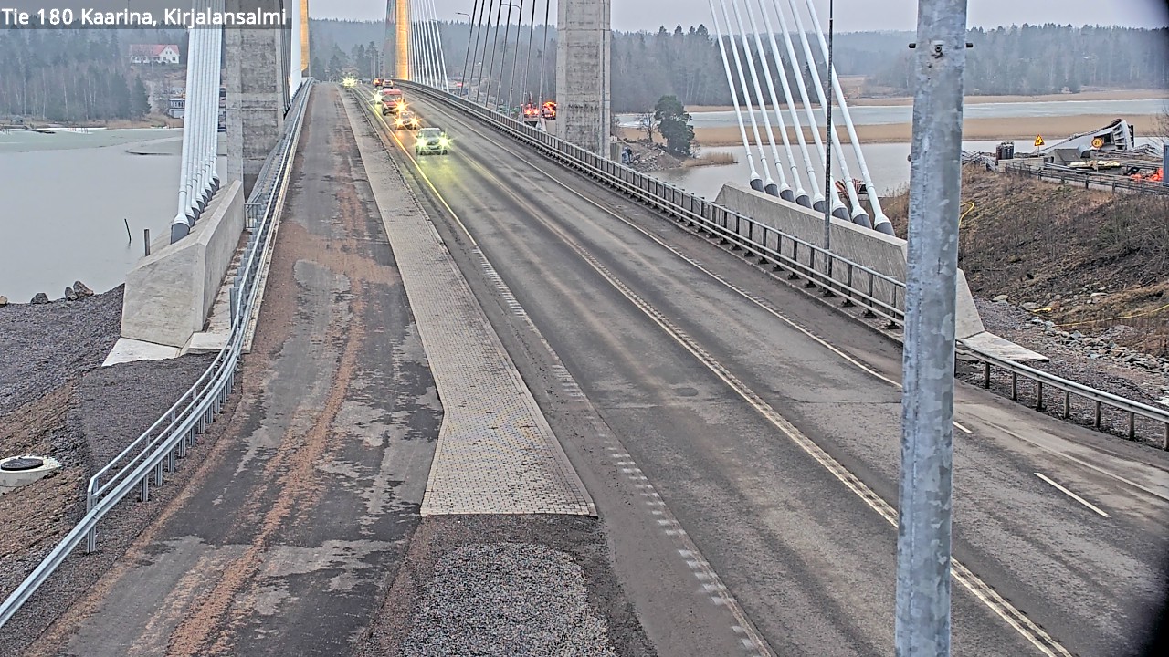 Weather Camera Image Väg 180 St:karins, Rävensundet, Kaarina, Varsinais-Suomi